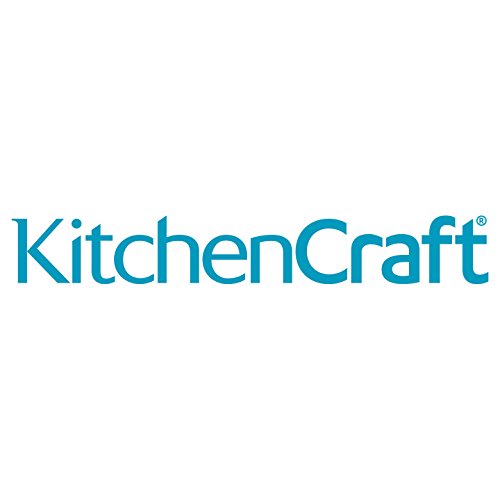 Kitchencraft – rodillo con cortador de rueda de repostería/cortador de masa, profesional, 17 cm, acero inoxidable, Gris, 17 x 3.5 x 1.5 cm