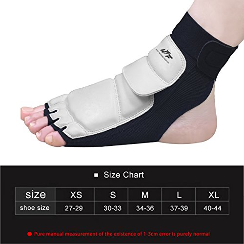 Kitchnexus Taekwondo PU Protectores De Pies Karate Pads, Tobillera para Artes Marciales, Saco de Boxeo y Entrenamiento Kitchnexus Taekwondo PU Protectores De Pies Karate Pads, Tobillera para Artes Marciales, Saco de Boxeo y Entrenamiento