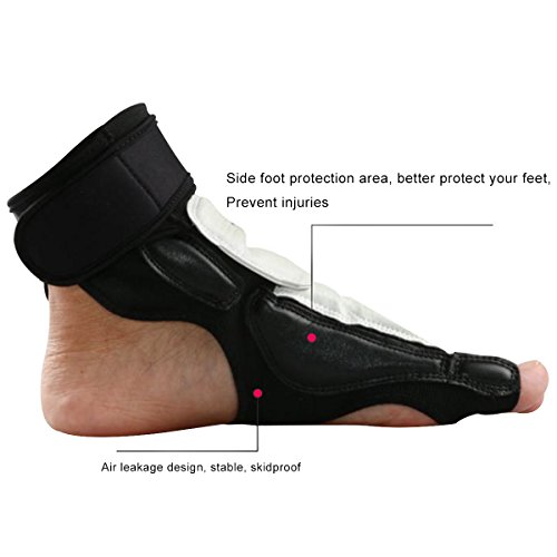 Kitchnexus Taekwondo PU Protectores De Pies Karate Pads, Tobillera para Artes Marciales, Saco de Boxeo y Entrenamiento Kitchnexus Taekwondo PU Protectores De Pies Karate Pads, Tobillera para Artes Marciales, Saco de Boxeo y Entrenamiento