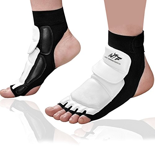 Kitchnexus Taekwondo PU Protectores De Pies Karate Pads, Tobillera para Artes Marciales, Saco de Boxeo y Entrenamiento Kitchnexus Taekwondo PU Protectores De Pies Karate Pads, Tobillera para Artes Marciales, Saco de Boxeo y Entrenamiento