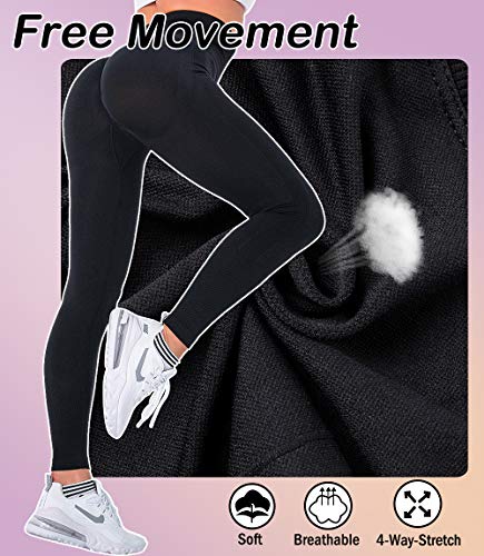 KIWI RATA Leggings Push up Mujer Fitness Mallas Pantalones Deportivos de Cintura Alta Yoga Leggins Pantalón Sin Costuras para Deporte Running Elásticos y Ajustados