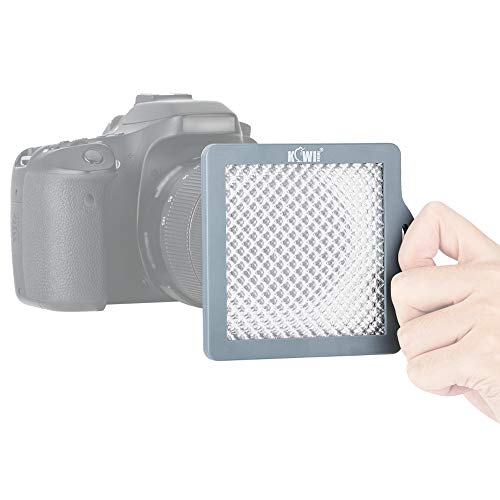 Kiwifotos Disco de filtro cuadrado universal para calibración de color dentro de la cámara o postproducción (se adapta a un diámetro de lente de hasta 82 mm)