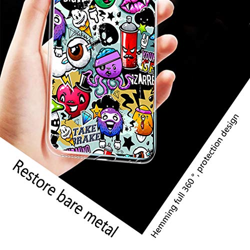 KJYF Funda para LG K30 2019 (5.45"), Premium Anti Deslizamiento Caso Case Cover Transparent Silicona Suave TPU Carcasa Gel Fina de Fundas para LG K30 2019 - Dibujos Animados KJYF Funda para LG K30 2019 (5.45"), Premium Anti Deslizamiento Caso Case Cover Transparent Silicona Suave TPU Carcasa Gel Fina de Fundas para LG K30 2019 - Dibujos Animados