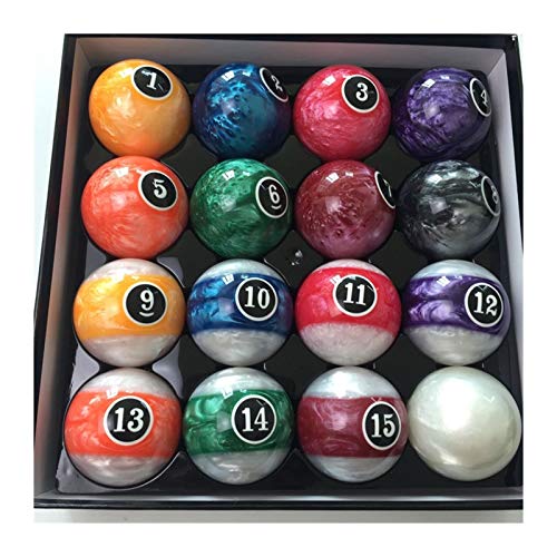 KKLL Bolas De Billar 57.2mm Resina Piscina Juego Completo De Bolas Estándar De 2 1/4" Bolas KKLL Bolas De Billar 57.2mm Resina Piscina Juego Completo De Bolas Estándar De 2 1/4" Bolas