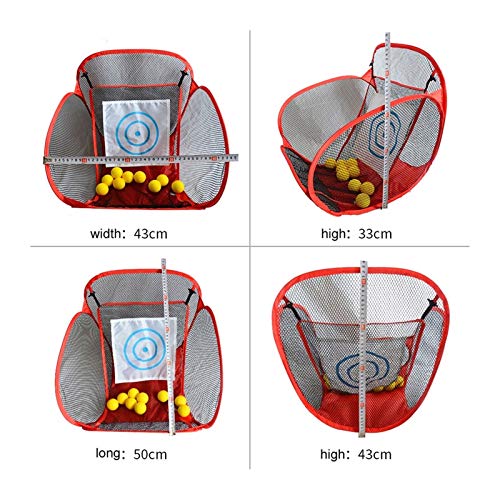 KKLL Folding Portable Golf GOL Meta Net Golf Rod Rod Training Net Interior Outdoor Deportes Equipo De Entrenamiento