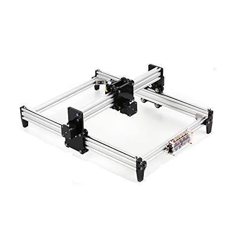 KKmoon 5500mw Desktop DIY Máquina de Grabado Láser Grabador CNC Carver Impresora Láser con Gafas Protectoras para Tallar Corte y Grabado