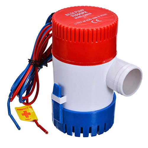 KKmoon Bomba de Achique de Agua1100GPH 12v para Barco Submarino KKmoon Bomba de Achique de Agua1100GPH 12v para Barco Submarino