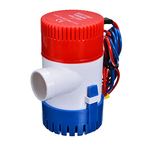 KKmoon Bomba de Achique de Agua1100GPH 12v para Barco Submarino KKmoon Bomba de Achique de Agua1100GPH 12v para Barco Submarino