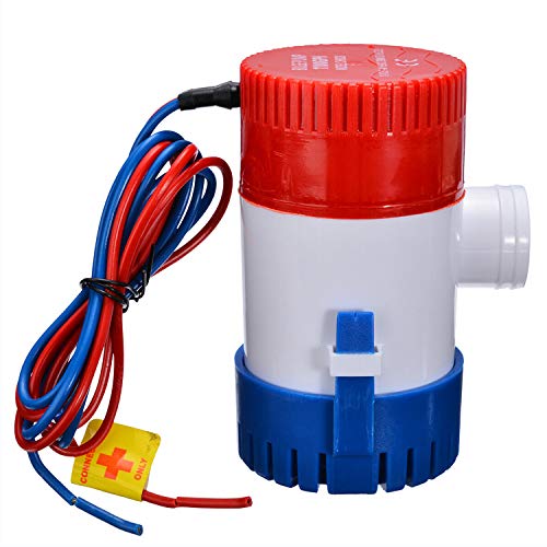 KKmoon Bomba de Achique de Agua1100GPH 12v para Barco Submarino KKmoon Bomba de Achique de Agua1100GPH 12v para Barco Submarino