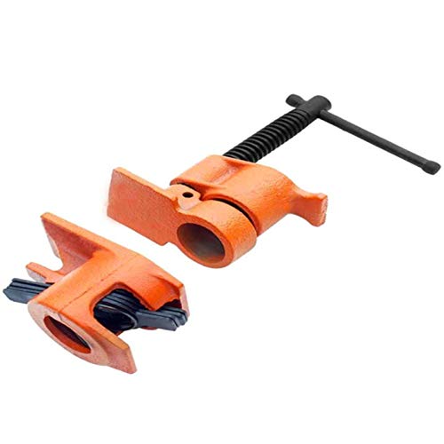 KKmoon Juego de Abrazaderas para Tuberías 4 Paquetes de Abrazaderas de Tubo de Encolado de Madera de 1/2 '', Hierro Fundido Profesional para Trabajo Pesado KKmoon Juego de Abrazaderas para Tuberías 4 Paquetes de Abrazaderas de Tubo de Encolado de Madera de 1/2 '', Hierro Fundido Profesional para Trabajo Pesado