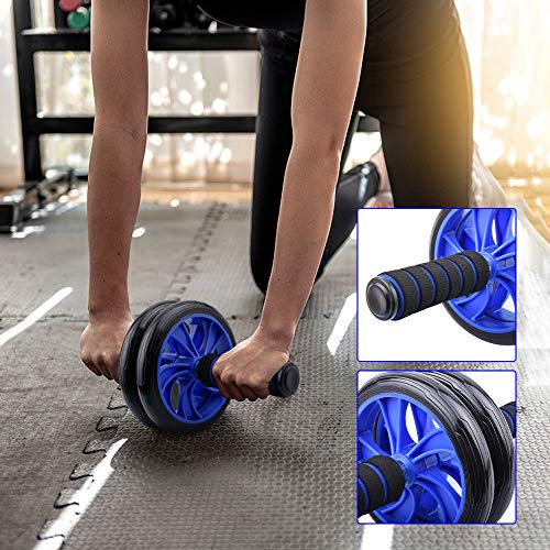 KKTECT Kit de Rodillo de Rueda AB 5 en 1, Prensa Abdominal, Máquina de Entrenamiento Abdominal, Ejercitador Abdominal, Músculo del Entrenamiento, para Gimnasio en casa Entrenamiento