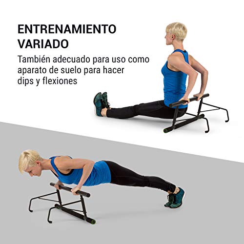 Klarfit In-Door Barra de dominadas Barra de Ejercicios Acoplable en Puerta Agarre Ancho/Estrecho Ocupa Poco Espacio Fácil de Montar Acero pulverizado 130 kg Acolchado EVA Negro