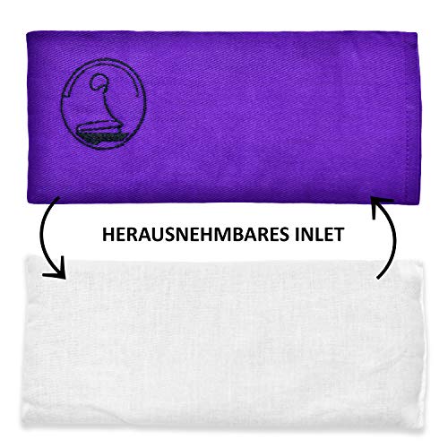 KlarGeist® Cojín para ojos de lavanda, color morado. KlarGeist® Cojín para ojos de lavanda, color morado.