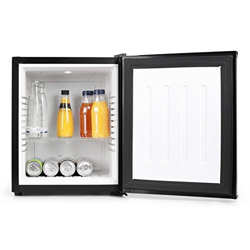 Klarstein MKS-10 - Minibar, Mini nevera, Nevera para bebidas, Clase A, 19 Litros, Bajo consumo, Muy silenciosa, 0 dB, aprox. 38 x 47 x 38 cm (An x Al x Pr), Exterior negro mate, Negro Klarstein MKS-10 - Minibar, Mini nevera, Nevera para bebidas, Clase A, 19 Litros, Bajo consumo, Muy silenciosa, 0 dB, aprox. 38 x 47 x 38 cm (An x Al x Pr), Exterior negro mate, Negro