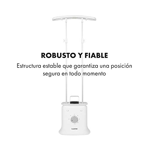 KLARSTEIN ShirtButler Deluxe Secadora y planchadora automática - 2 en 1: Secadora y planchadora, Calentador de Seguridad de 1250 W, tecnología HotAir Tension, Temporizador: 0-180 MIB. Nylon Oxford KLARSTEIN ShirtButler Deluxe Secadora y planchadora automática - 2 en 1: Secadora y planchadora, Calentador de Seguridad de 1250 W, tecnología HotAir Tension, Temporizador: 0-180 MIB. Nylon Oxford