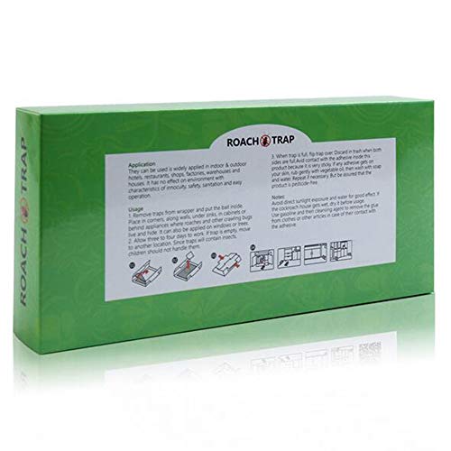 Klhamky 12 Trampas Trampas contra Escarabajos y Cucarachas, Trampa Adhesiva Cucarachas Bolsa, con atrayente Natural de Efecto rƔpido Klhamky 12 Trampas Trampas contra Escarabajos y Cucarachas, Trampa Adhesiva Cucarachas Bolsa, con atrayente Natural de Efecto rƔpido