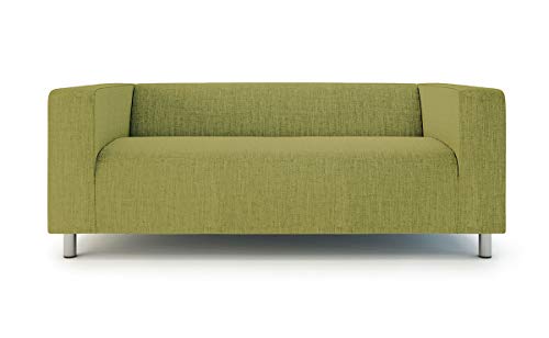 Klippan - Funda de sofá para sofá IKEA de 2 plazas Klippan Loveseat de repuesto, poliéster, color verde Klippan - Funda de sofá para sofá IKEA de 2 plazas Klippan Loveseat de repuesto, poliéster, color verde