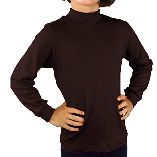 KLOTTZ - Camiseta Carnaval Manga Larga niños Fabio Halloween. Polo Cuello semicisne e Interior Afelpado. Niñas Color: Marron Talla: 6 KLOTTZ - Camiseta Carnaval Manga Larga niños Fabio Halloween. Polo Cuello semicisne e Interior Afelpado. Niñas Color: Marron Talla: 6