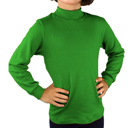 KLOTTZ - Camiseta Carnaval Manga Larga niños Fabio Halloween. Polo Cuello semicisne e Interior Afelpado. Niñas Color: Marron Talla: 6