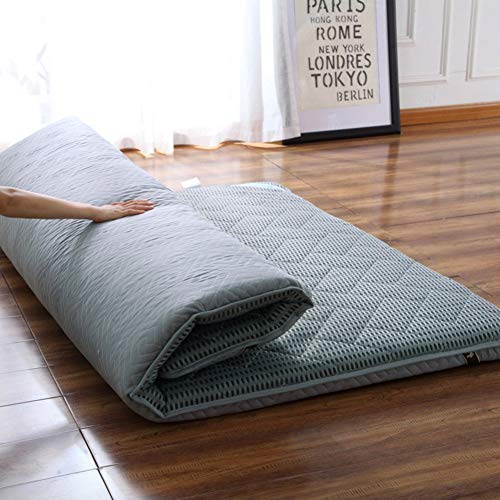 K.LSX Estera De Tatami Futon Japonés, 10 Cm De Espesor Respirable Colchón Espuma Plegable Cama Colchón Apto para Dormitorios Inicio Hotel-e 150x190cm(59x75inch) K.LSX Estera De Tatami Futon Japonés, 10 Cm De Espesor Respirable Colchón Espuma Plegable Cama Colchón Apto para Dormitorios Inicio Hotel-e 150x190cm(59x75inch)