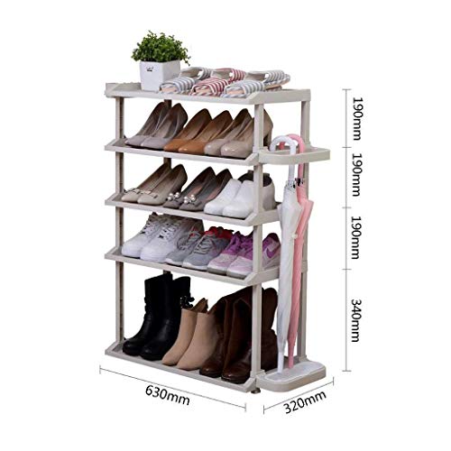 KMMK Zapatero Gap Storage Rack Baño Zapatillas Marco Dormitorio Rack de Almacenamiento Estante Simple para Dormitorio