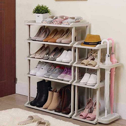 KMMK Zapatero Gap Storage Rack Baño Zapatillas Marco Dormitorio Rack de Almacenamiento Estante Simple para Dormitorio