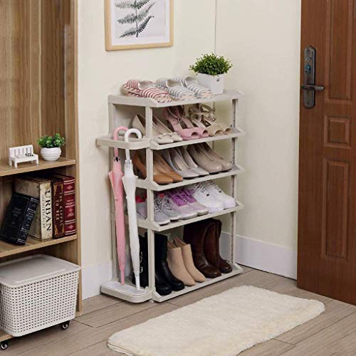 KMMK Zapatero Gap Storage Rack Baño Zapatillas Marco Dormitorio Rack de Almacenamiento Estante Simple para Dormitorio