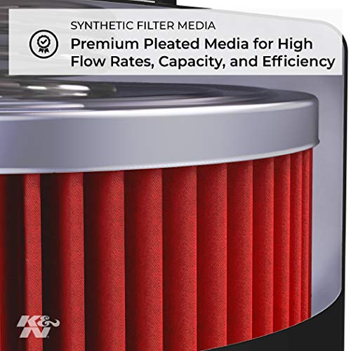 K&N KN-153 Filtro de aceite Oil Filter Powersport Canister Moto K&N KN-153 Filtro de aceite Oil Filter Powersport Canister Moto