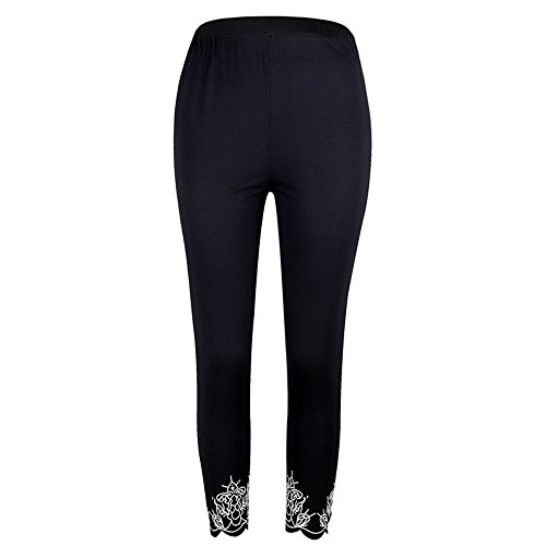 Kneris Leggings Mujer Fitness Suaves Elásticos Mallas para Yoga Running Pilates 3/4 Pantalones