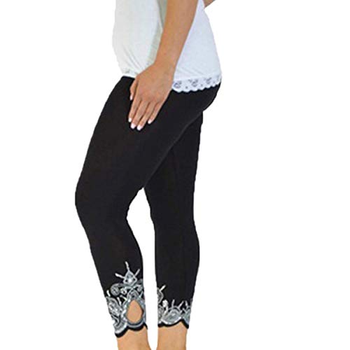 Kneris Leggings Mujer Fitness Suaves Elásticos Mallas para Yoga Running Pilates 3/4 Pantalones