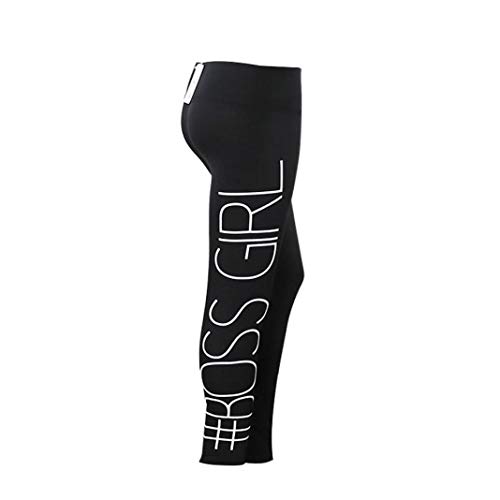 Kneris Mujer Pantalones Largos Impresión de Letras Leggings Running Yoga Mujeres Mallas Deportivas Fitness Gym Pantalon Elásticos Kneris Mujer Pantalones Largos Impresión de Letras Leggings Running Yoga Mujeres Mallas Deportivas Fitness Gym Pantalon Elásticos