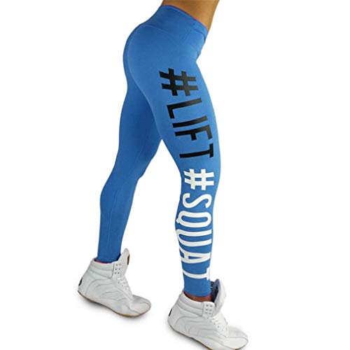 Kneris Mujer Pantalones Largos Impresión de Letras Leggings Running Yoga Mujeres Mallas Deportivas Fitness Gym Pantalon Elásticos Kneris Mujer Pantalones Largos Impresión de Letras Leggings Running Yoga Mujeres Mallas Deportivas Fitness Gym Pantalon Elásticos
