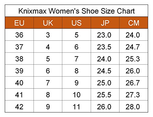 Knixmax-Zapatillas Deportivas para Mujer, Zapatillas de Running Fitness Sneakers Zapatos de Correr Aire Libre Deportes Casual Zapatillas Ligeras para Correr Transpirable, EU39 Negro Rose