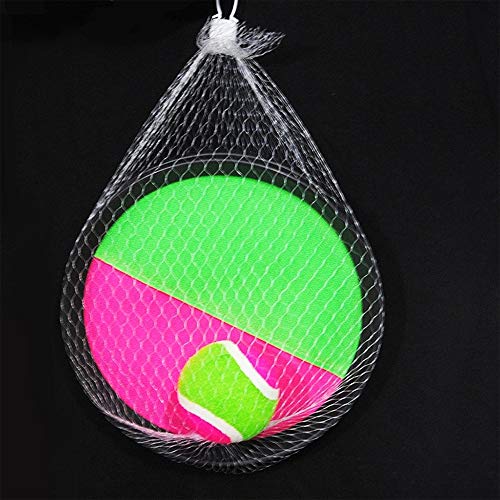 Knowing Lanzamiento Juguetes, Catch Paddle Game Set, 4 Paletas 2 Bolas, Juego Deportivo Paletas de Disco Toss Ball, con Bolsa Dealmacenamiento Knowing Lanzamiento Juguetes, Catch Paddle Game Set, 4 Paletas 2 Bolas, Juego Deportivo Paletas de Disco Toss Ball, con Bolsa Dealmacenamiento