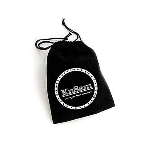 KnSam - Gemelos Hombre Acero Inoxidable Mancuernas de Barra Rosa Letra para el Regalo de Boda del Negocio para los Hombres KnSam - Gemelos Hombre Acero Inoxidable Mancuernas de Barra Rosa Letra para el Regalo de Boda del Negocio para los Hombres