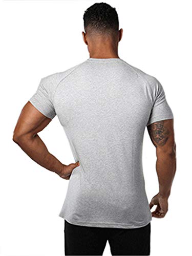 KODOO Hombre Deporte Camiseta sin Mangas de para Running Fitness Bodybuilding Ejercicio Tops Camisa