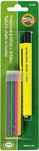 Koh-I-Noor S128PN8004BL - Bolígrafo de Jabón de Sastre 1 Paquete, Multicolor