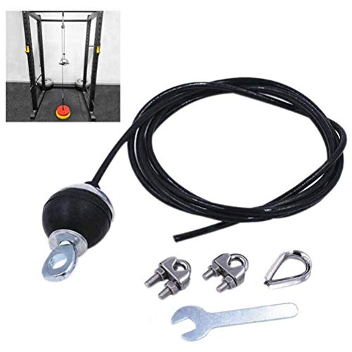 Kohyum Cable de alambre de acero de alto rendimiento, longitud ajustable, para polea de bricolaje, para uso doméstico Kohyum Cable de alambre de acero de alto rendimiento, longitud ajustable, para polea de bricolaje, para uso doméstico