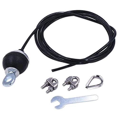 Kohyum Cable de alambre de acero de alto rendimiento, longitud ajustable, para polea de bricolaje, para uso doméstico Kohyum Cable de alambre de acero de alto rendimiento, longitud ajustable, para polea de bricolaje, para uso doméstico
