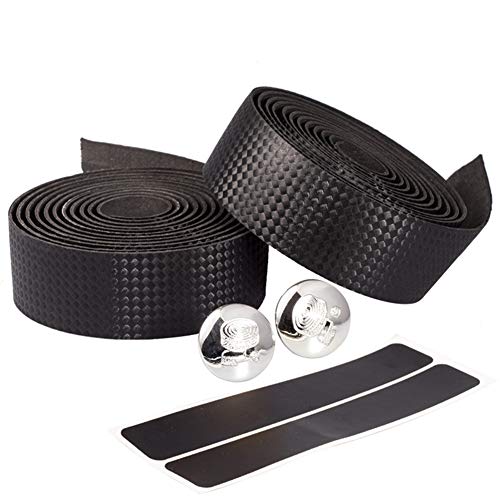 Kohyum Cinta antideslizante para manillar de bicicleta de carreras, 2 unidades, con absorción de golpes y cómodo embalaje de mango. Kohyum Cinta antideslizante para manillar de bicicleta de carreras, 2 unidades, con absorción de golpes y cómodo embalaje de mango.