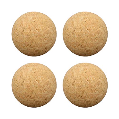 Kohyum Juego de 12 bolas de futbolín, bolas de corcho natural, muy silenciosas, de corcho natural, futbolín, futbolín Kohyum Juego de 12 bolas de futbolín, bolas de corcho natural, muy silenciosas, de corcho natural, futbolín, futbolín