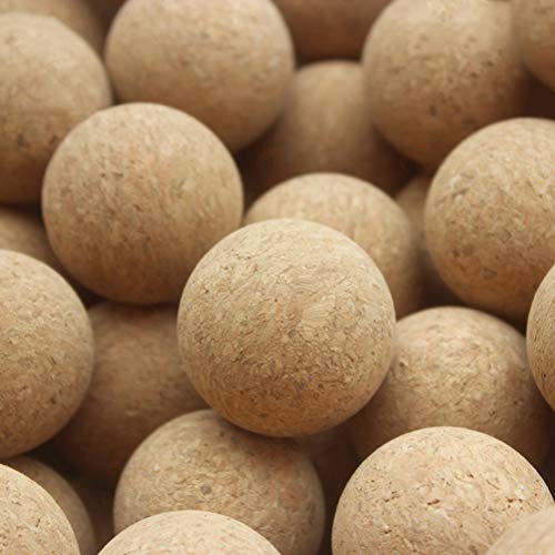 Kohyum Juego de 12 bolas de futbolín, bolas de corcho natural, muy silenciosas, de corcho natural, futbolín, futbolín Kohyum Juego de 12 bolas de futbolín, bolas de corcho natural, muy silenciosas, de corcho natural, futbolín, futbolín