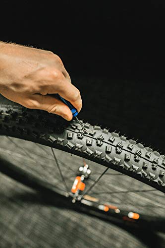 KOM Cycling Kit de reparación de neumáticos tubulares para Bicicletas 8 Colores! Arregla daños de neumáticos de Bicicleta montañera y de Carrera - Incluye Horquilla y escariador de reparación KOM Cycling Kit de reparación de neumáticos tubulares para Bicicletas 8 Colores! Arregla daños de neumáticos de Bicicleta montañera y de Carrera - Incluye Horquilla y escariador de reparación