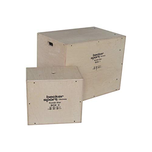 KombiStar Box I y BOX II - Juego de 12 alturas de salto, 9 variantes mini parquur y 9 variantes escalonadas (BSG 28943)