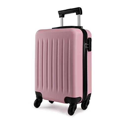Kono ABS Maleta Pequeña Equipaje de Mano Cabina rígida Ligera con 4 Ruedas 48x30x20cm Kono ABS Maleta Pequeña Equipaje de Mano Cabina rígida Ligera con 4 Ruedas 48x30x20cm