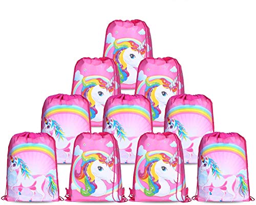 Konsait Lot 10 Unicornio Bolsa de Cuerdas Gymsack Poliéster Bolsa de Hombro Casual Linda Colegios Mochilas para Infantiles Niñas Regalos Cumpleaños comuniones Favor de Fiesta Konsait Lot 10 Unicornio Bolsa de Cuerdas Gymsack Poliéster Bolsa de Hombro Casual Linda Colegios Mochilas para Infantiles Niñas Regalos Cumpleaños comuniones Favor de Fiesta