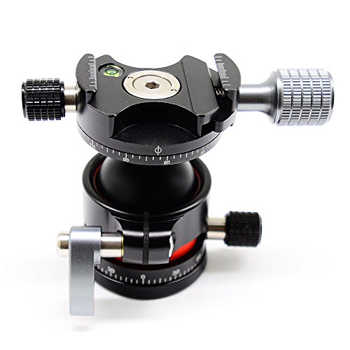 Koolehaoda E2 Cabeza de bola Doble cabeza panorámica Con la placa del lanzamiento rápido para el trípode de la cámara, peso neto solamente 280G, carga máxima: 12KG (E2-Cabeza panorámica) Koolehaoda E2 Cabeza de bola Doble cabeza panorámica Con la placa del lanzamiento rápido para el trípode de la cámara, peso neto solamente 280G, carga máxima: 12KG (E2-Cabeza panorámica)