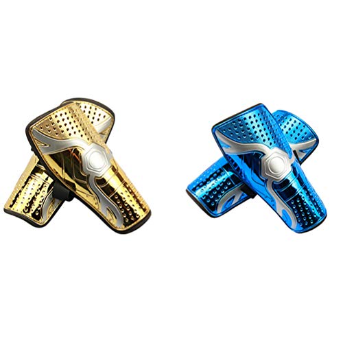 koowaa Espinilleras de fútbol, perforadas transpirables y protectoras, equipo de fútbol (dorado) koowaa Espinilleras de fútbol, perforadas transpirables y protectoras, equipo de fútbol (dorado)