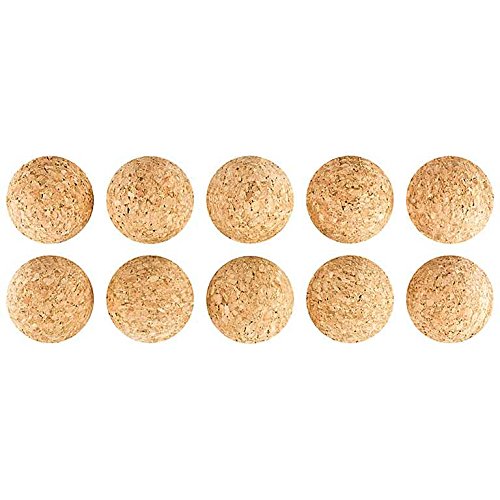 Kork-Deko Conjunto de 10 Bolas de Corcho (Bolas de Kicker de Corcho), Corcho Natural, diámetro = 3,5 cm | Naturales, Muy silenciosas (futbolín, Bola de Kicker, Bolas para futbolines, 10 Piezas) Kork-Deko Conjunto de 10 Bolas de Corcho (Bolas de Kicker de Corcho), Corcho Natural, diámetro = 3,5 cm | Naturales, Muy silenciosas (futbolín, Bola de Kicker, Bolas para futbolines, 10 Piezas)