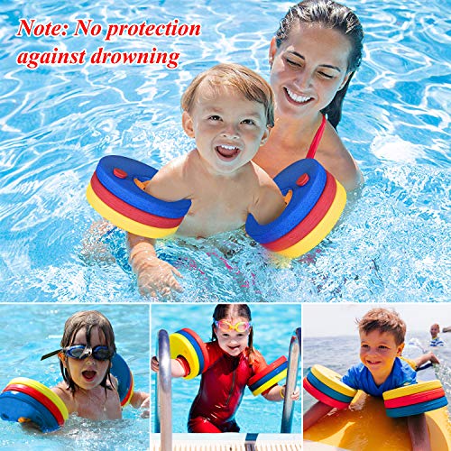 KOROSTRO Manguitos de natación para niños, Discos Flotantes Flotador Bebe Piscina Discos Flotantes Hechos de Espuma, 6 Piezas